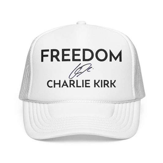 Charlie Kirk Freedom Signature Hat