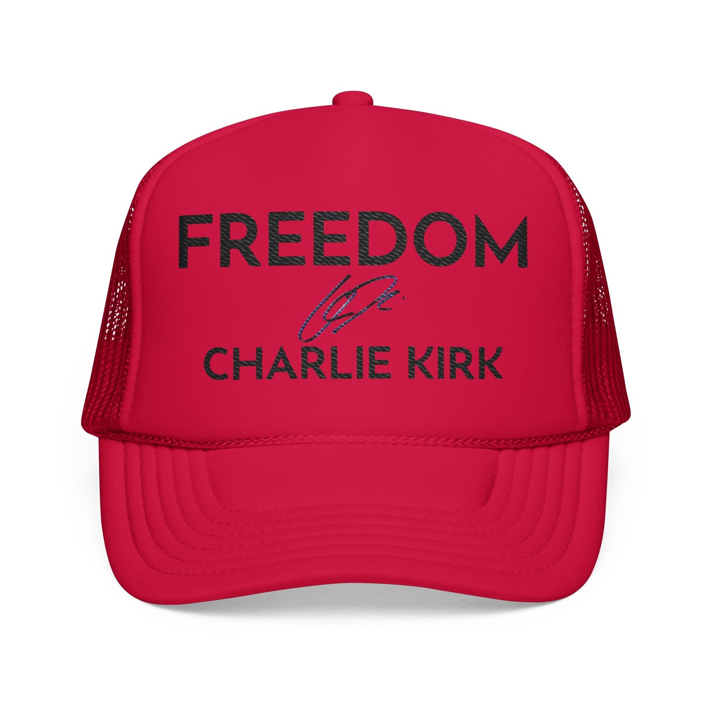 Charlie Kirk Freedom Signature Hat