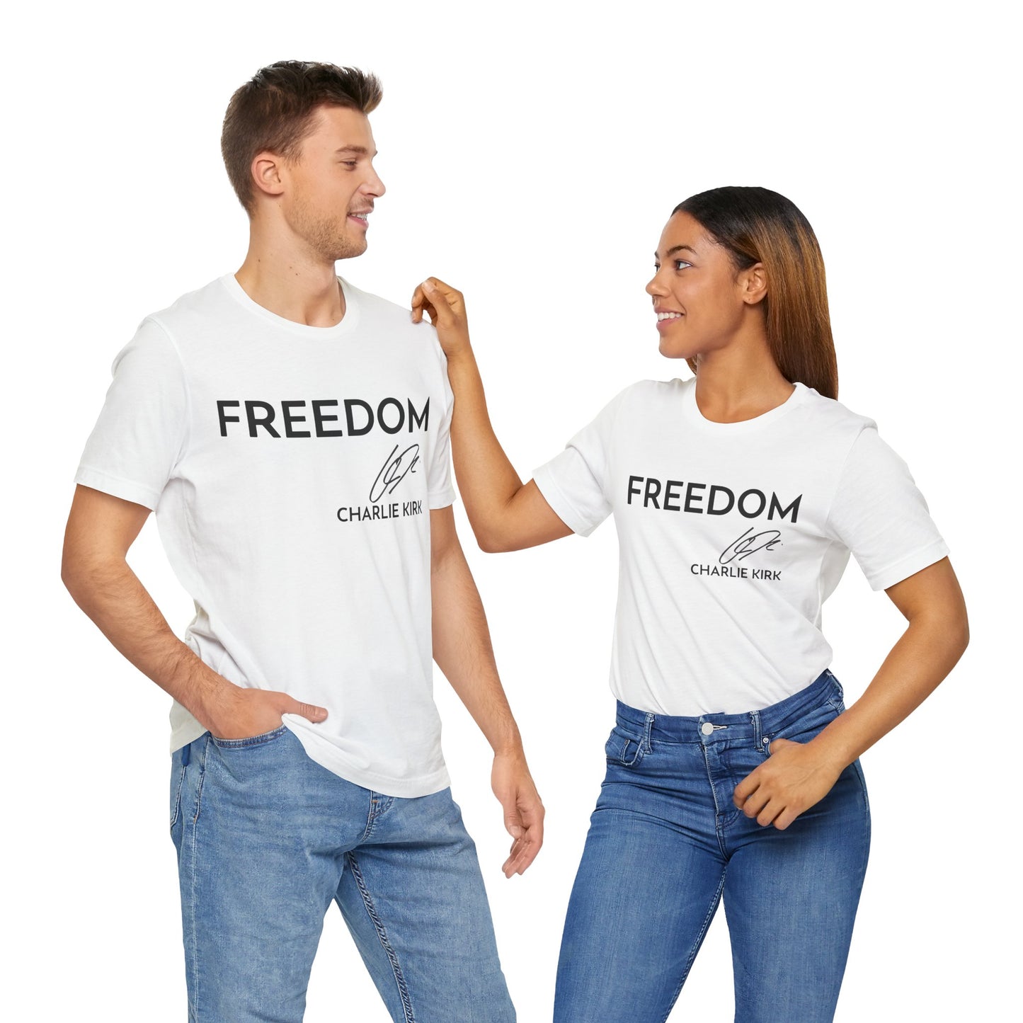 Charlie Kirk Signature Freedom Unisex T-Shirt
