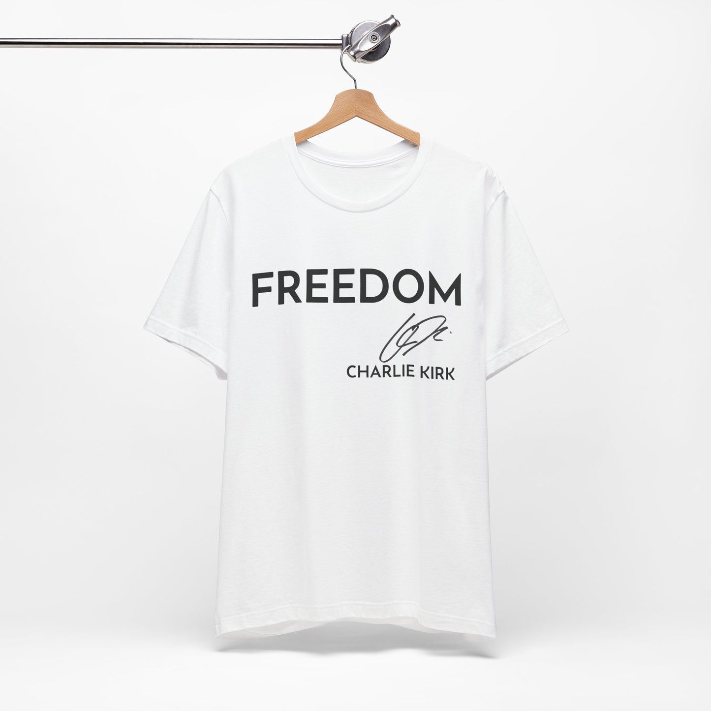 Charlie Kirk Signature Freedom Unisex T-Shirt